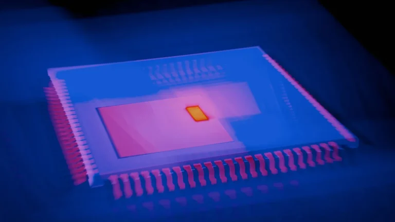Microchip de inteligencia artificial para la noticia sobre Amazon y Decart