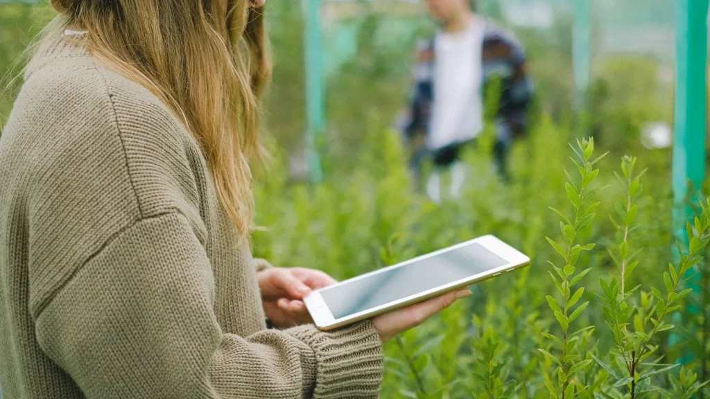 Tecnología digital aplicada a cultivos para la noticia sobre CarbonFarm