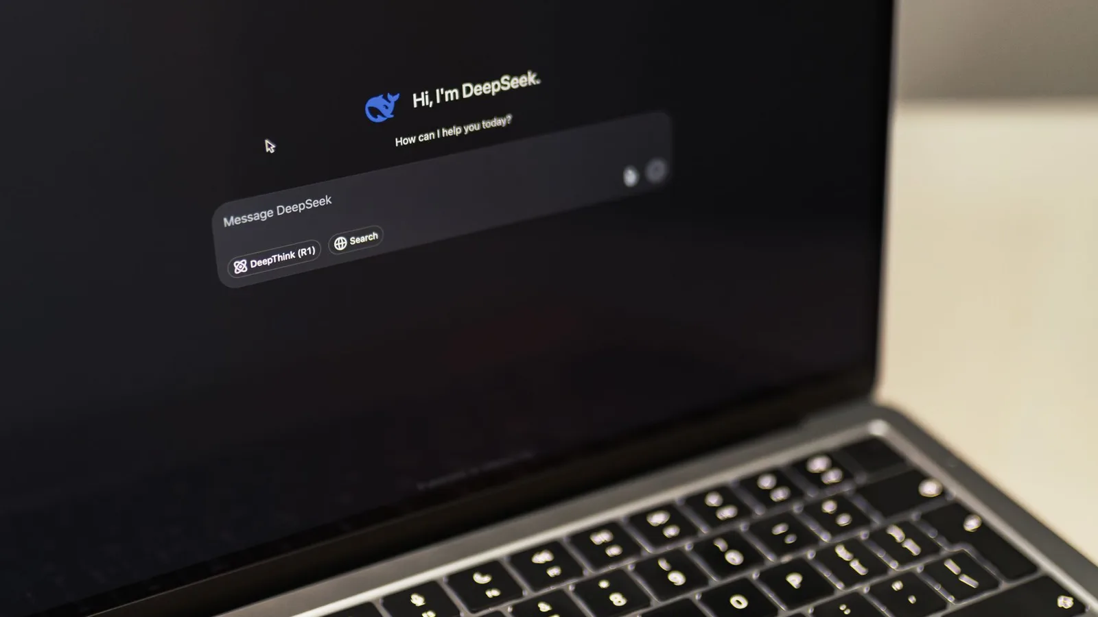 Interfaz de DeepSeek para la noticia sobre su nueva ronda