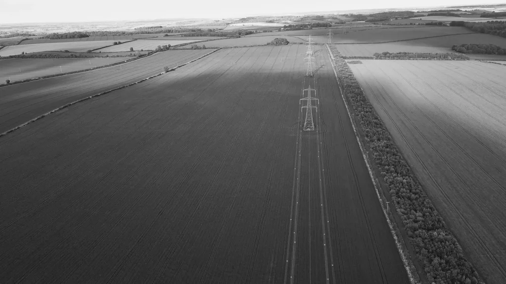 Red eléctrica vista desde el aire para la noticia sobre HyLight
