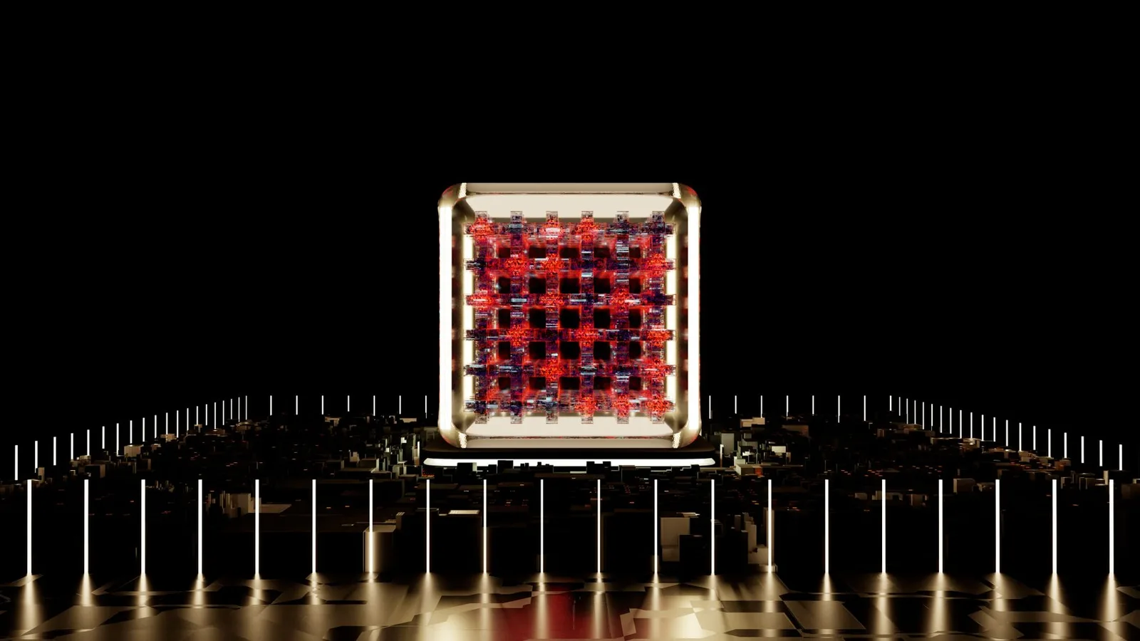 Procesador tecnológico para la noticia sobre computación cuántica de Quanfluence